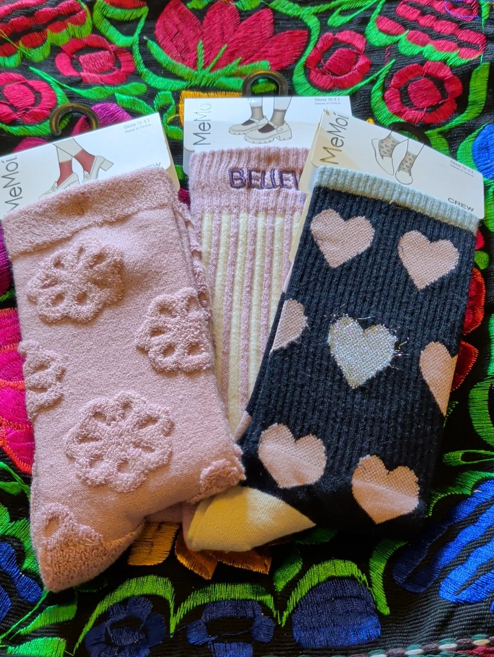 Memoi 3-Pairs Socks
